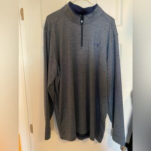 Under Armour Grey Long Sleeve 1/4 zip XXL